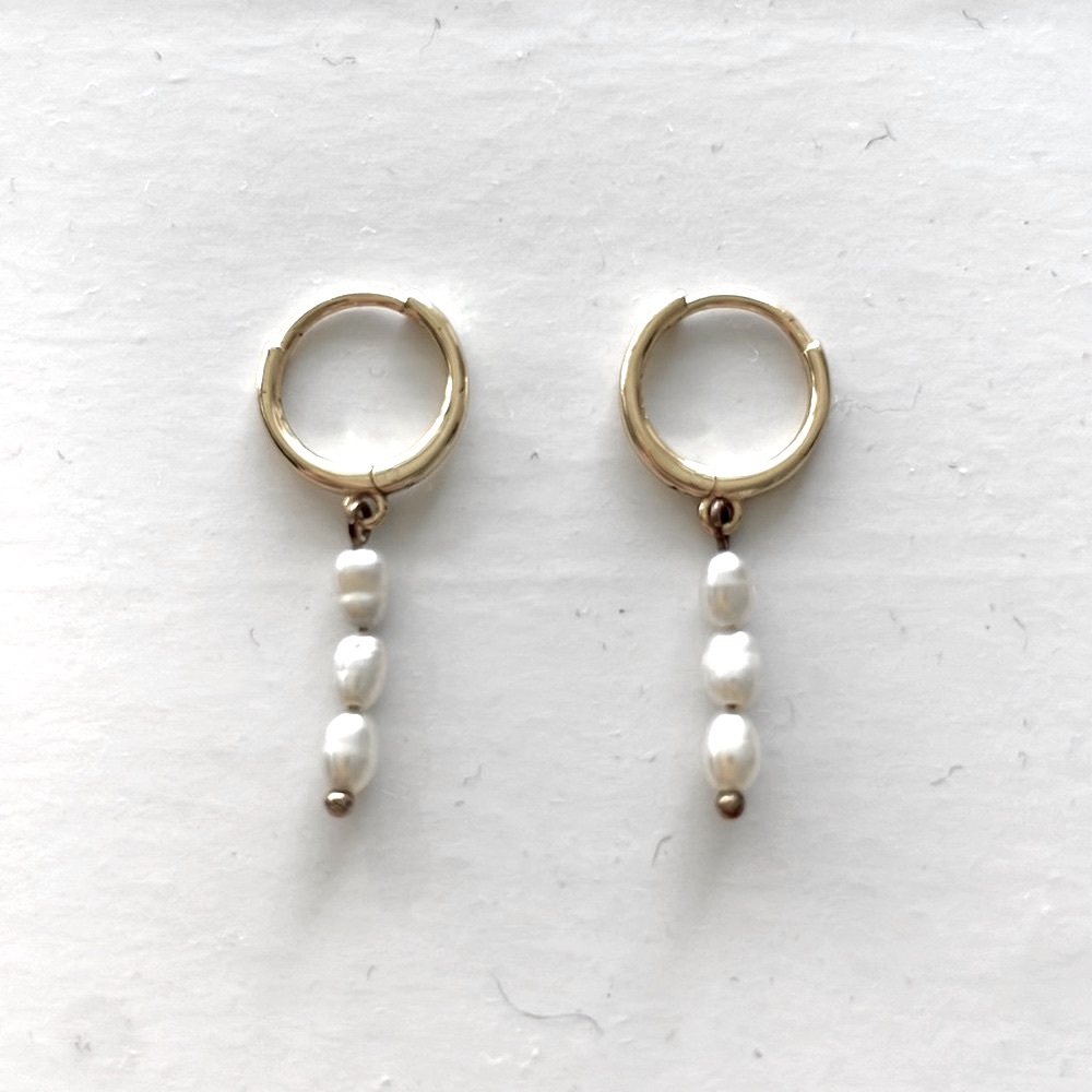 Arms of Eve Pearl Earrings